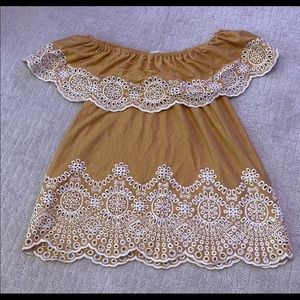 off the shoulder top